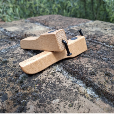 Ouvre bouteille vis et bois gravé