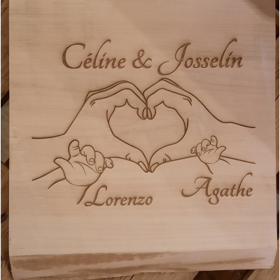 Gravure Mains Couple ,...