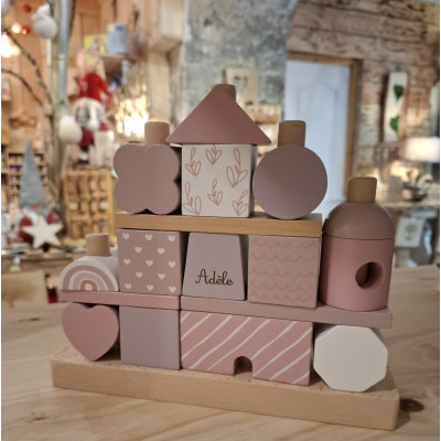 Maison à empiler rose ,...