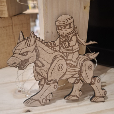 Topper Cake " Ninjago et sa monture "