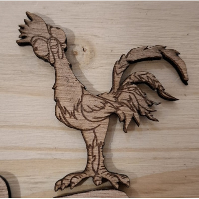 Topper Cake " Coq HEi HEI Vaiana 2 "