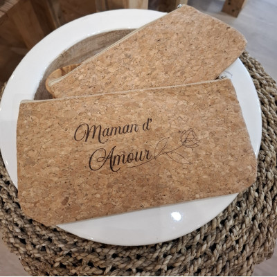 Trousse, pochette de toilette "Maman d'Amour"