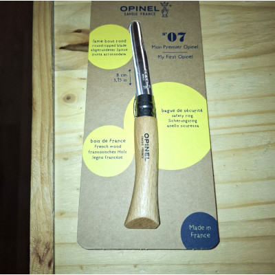 Couteau Opinel n°7, bout rond