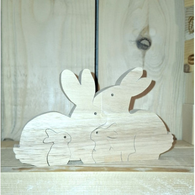 Famille lapins (x4)puzzle...