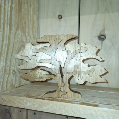 Arbre puzzle , bois...