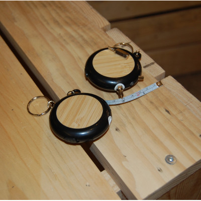 Mètre outils et Led, en bambou personnalisé